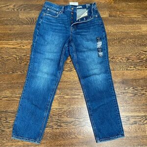 J. Crew Factory High rise straight jeans NWT size 28